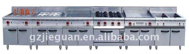 Gas Cooking Range with 4-Burner and Gas Oven