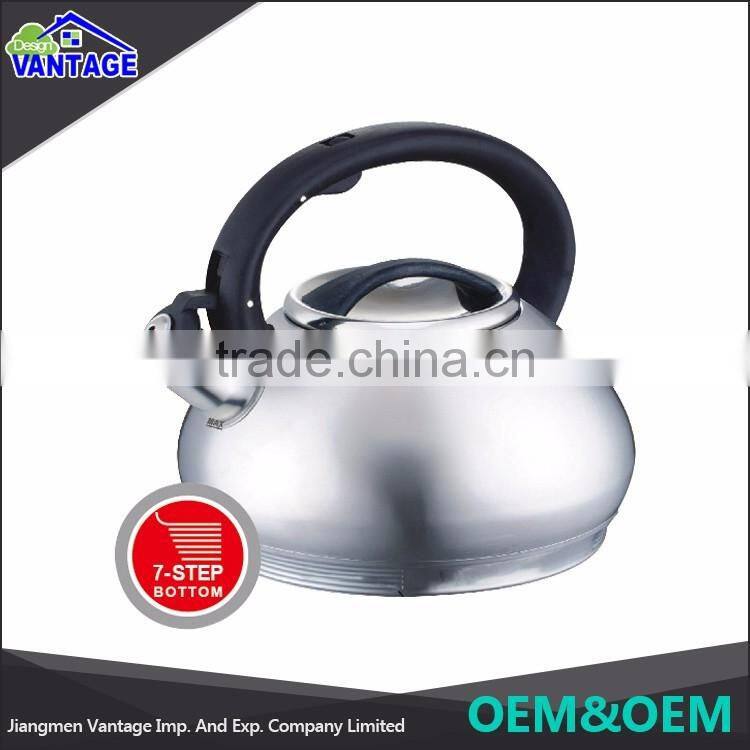 Wholesale high quality whistle kettle 1.5 / 2.0 / 2.5 / 3.0 / 3.5 / 4.0L stainless kettle