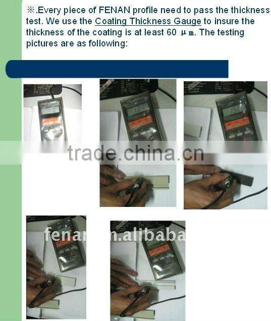 anodized door u channel Universal Aluminium profile 6063