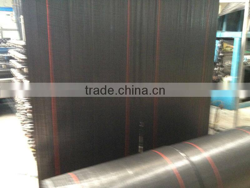 1x100m black 100%pp weed mat with UV