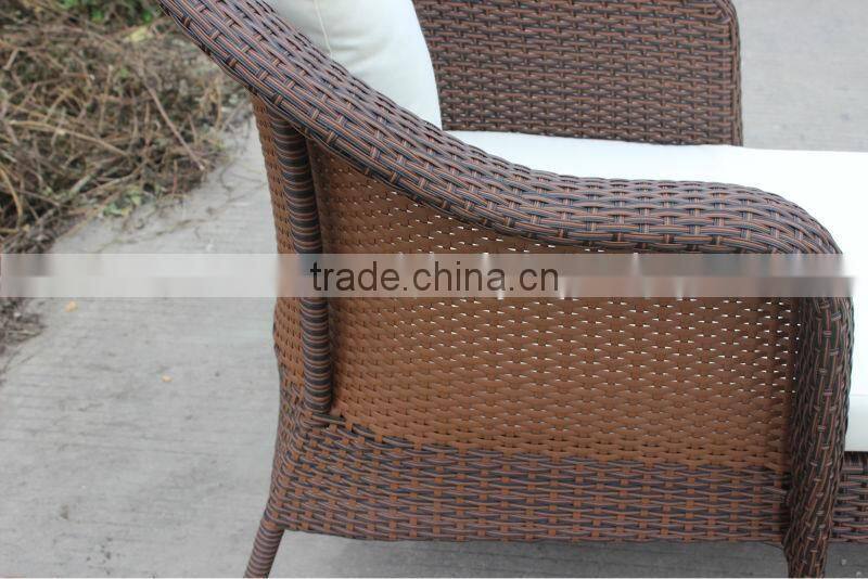 A - outdoor garden furniture leisure sun lounger wicker 7801