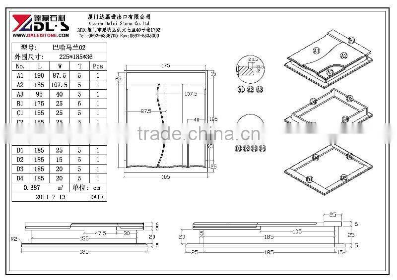 aurora granite monument Poland style