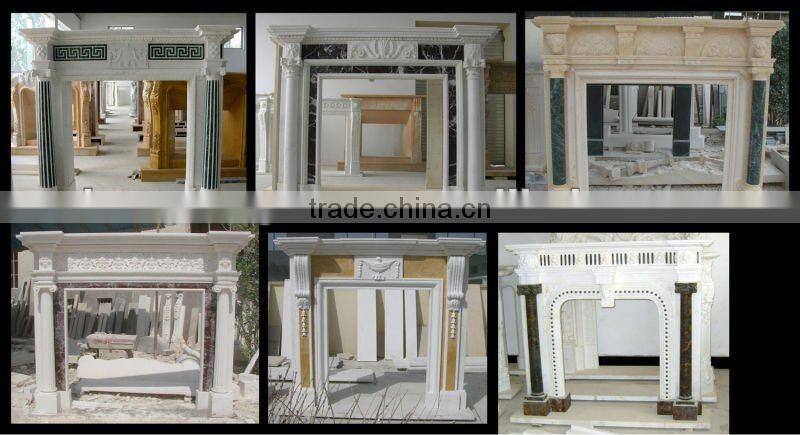 Modern Marble Fireplace Mantel Design