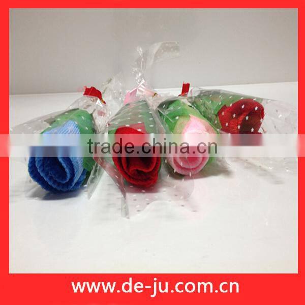 Towel Lover Rose Flower Shape Towels Wedding Gift For Boy
