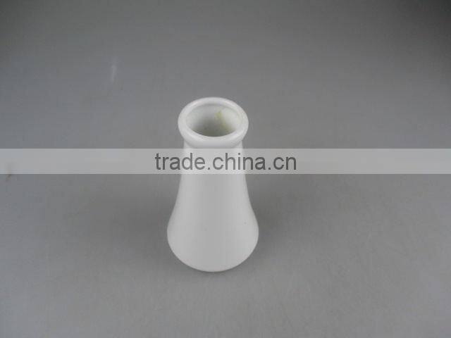 Stocklot cheap white ceramic flower vase