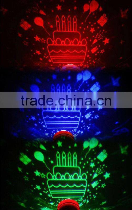 Supply creative fashion Birthday cake romantic Star Projector Night light