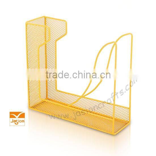 2016 Hot sale Wrought iron Magazine Rack/"L "Magazine Rack/antique iron Magazine Rack