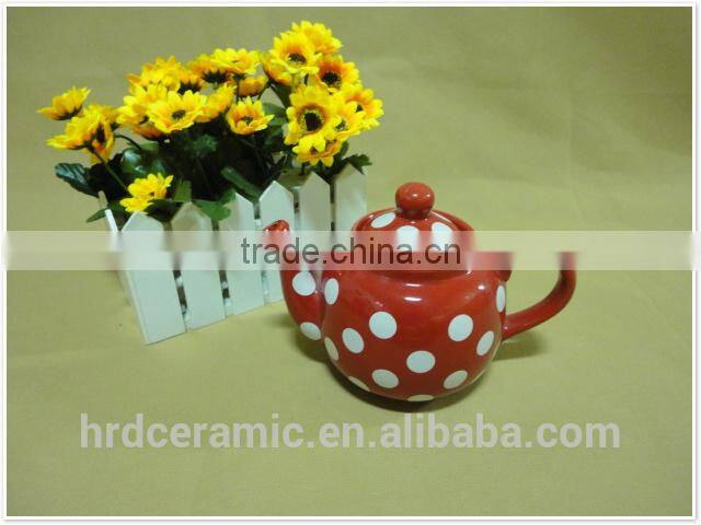 2014 fashion ceramic tea pot and ceramic coffee pot for hotel & restaurant