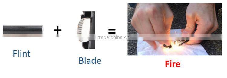 Wilderness survival guide braided military bracelets camping hiking gear