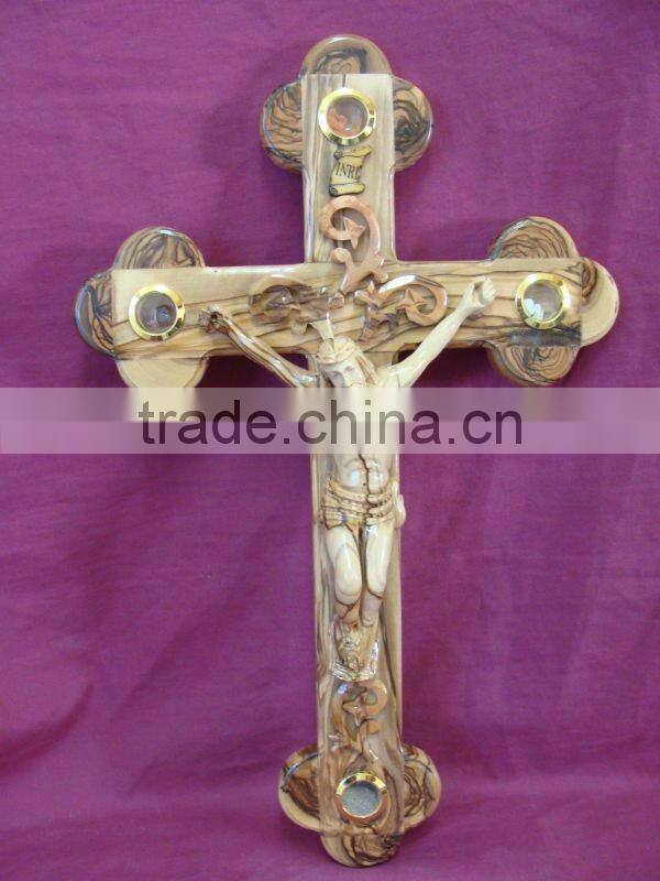 Shandong laser cut New Design Wood Cross Hanging Decor,home decoration