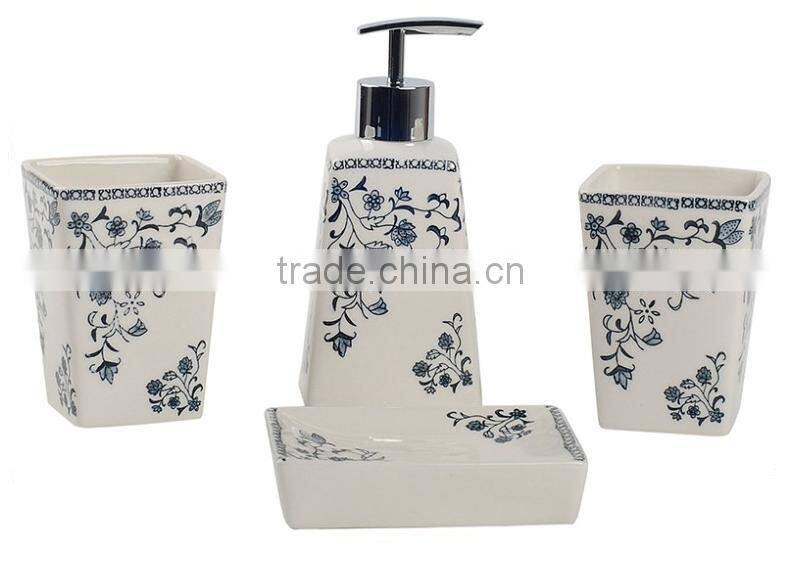 Antique Rectangular Ceramic Bathroom/washroom accessories