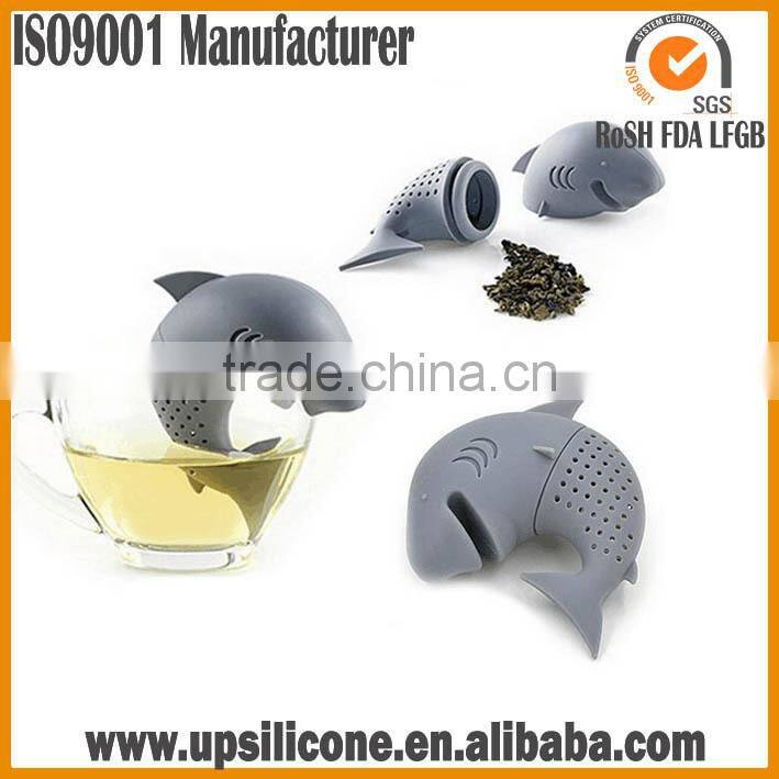 Eco-Friendly Shark Shape Silicone Tea Infuser ,Silicone Shark Shape Tea Infuser,Tea Strainers