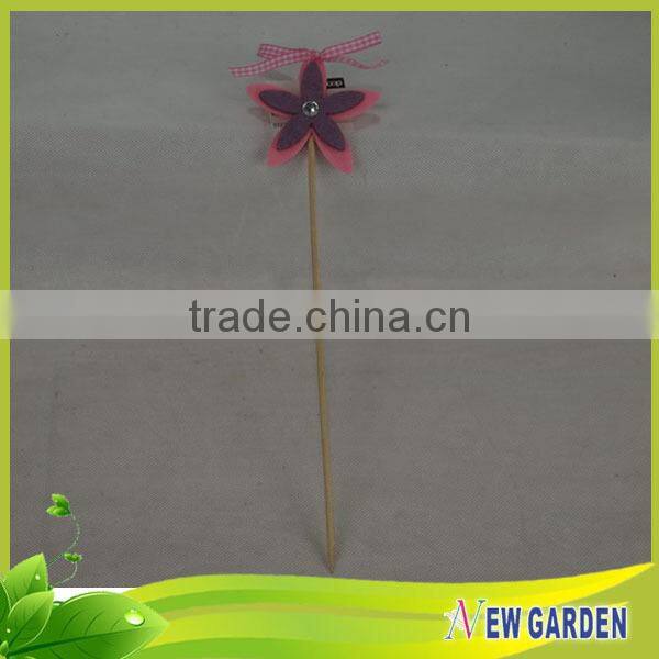 Custom High Quality Natural Decorative Wooden Stick For Flower pot