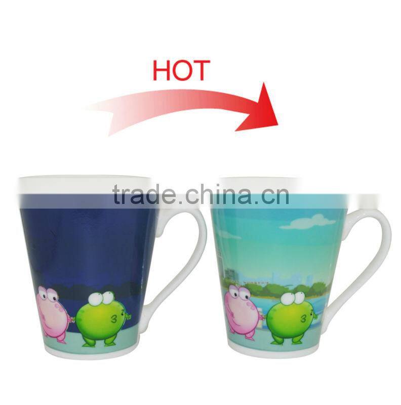 SGS Authentication Factory! Corporate Gifts! Hot Sensitive Ceramic Magic Mug