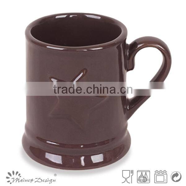 ebossed porcelain mug porcelain mug whole sale with stripes