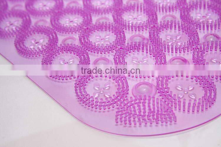 Customized color safety baby pvc bath mat