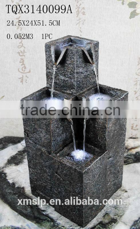 Polyresin big water fountains