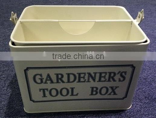 Peg Box (Gardener's Tool Box with Wooden Handle), MSO-151