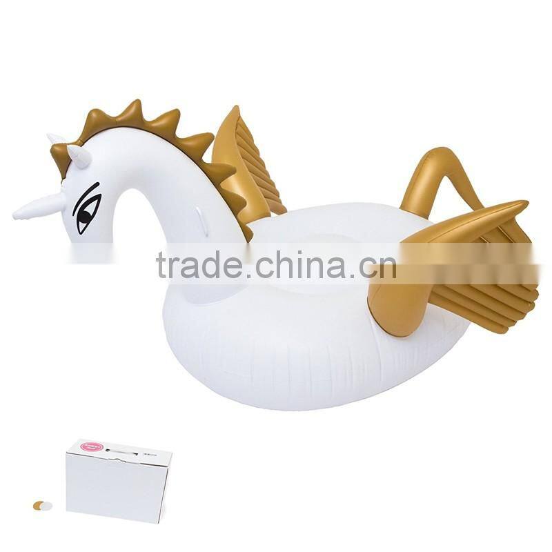 Leasure Giant Pegasus Pool Float Luxury Adult Raft for Swimming Party Fun Inflatable Water Toy Floats for adults and kids