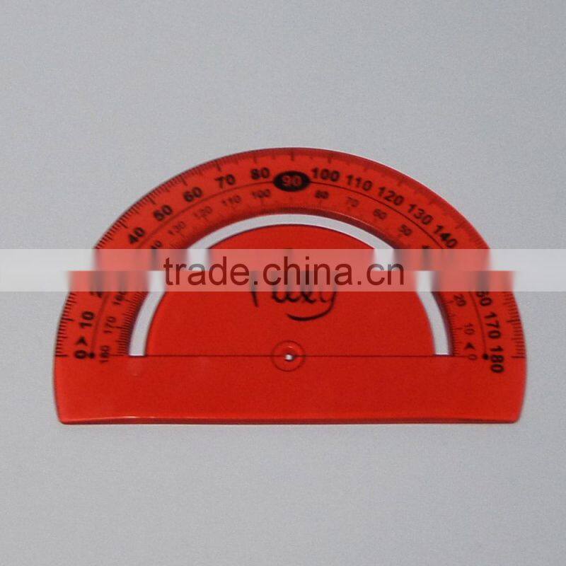 New designer 4pcs clear PVC flexible math set