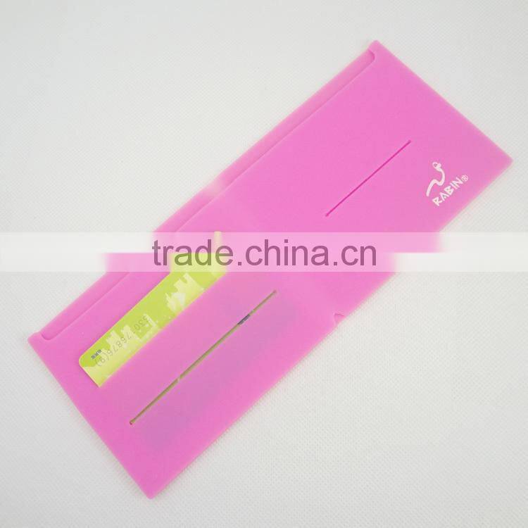 2017 new eco-friendly Silicone card holder