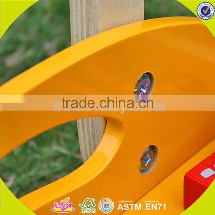 wholesale educational wooden baby walking toys high quality wooden baby walking toys with building blocks W16E017-S