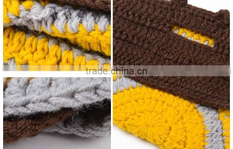 Fashion Funny Knitted Men's Winter Ski Face Mask Beard Hat