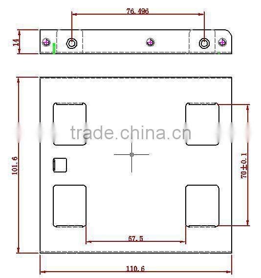 Bracket for hard disk 2.5 to 3.5