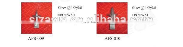 ornamental Cast Iron Spear Point Finial for decorative fence