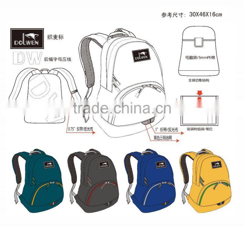 Multi-functional sport school bag backpack