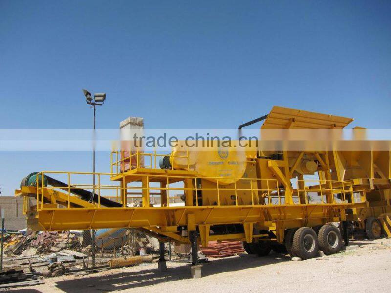 2016 Good Pricing Low Bed Trailer Mounted Crusher Plant for Quarry