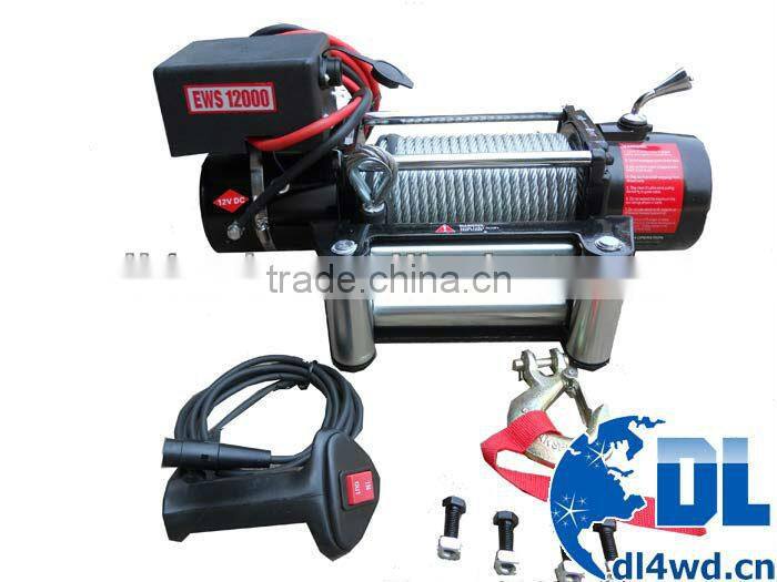 GZDL4WD car accessories 4wd vehicle recovery winch 12v electric winch