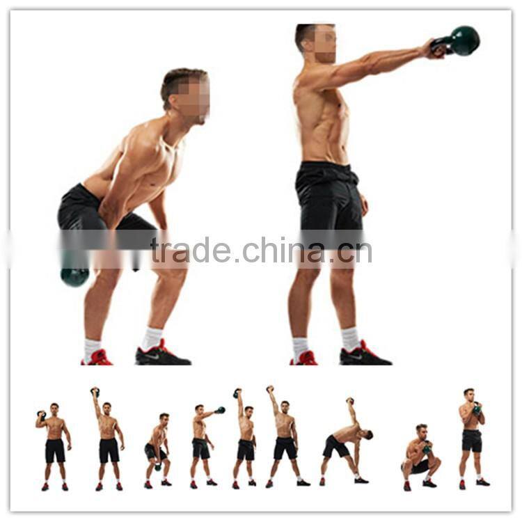 2016 new style popular HDPE concrete kettle bell dumbbell