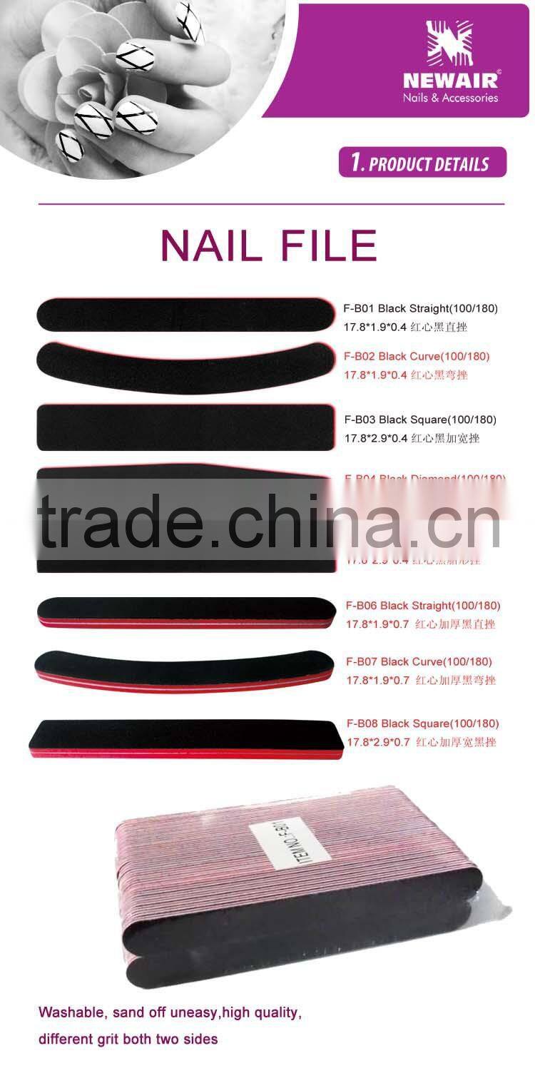Wholesale professional nail files for salon services abrasive nail file