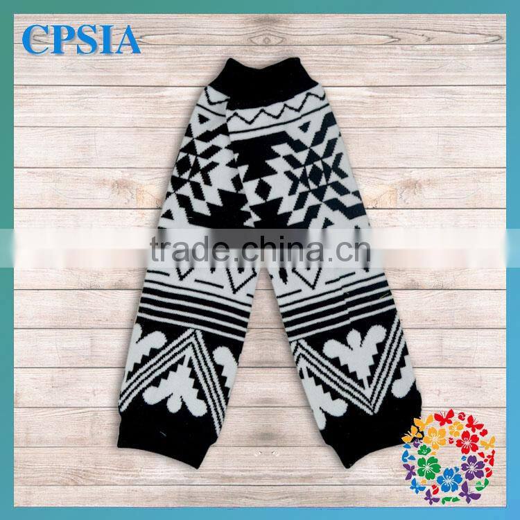 Wholesale football leg warmer 100% Cotton baby leg warmers knitted leg warmers