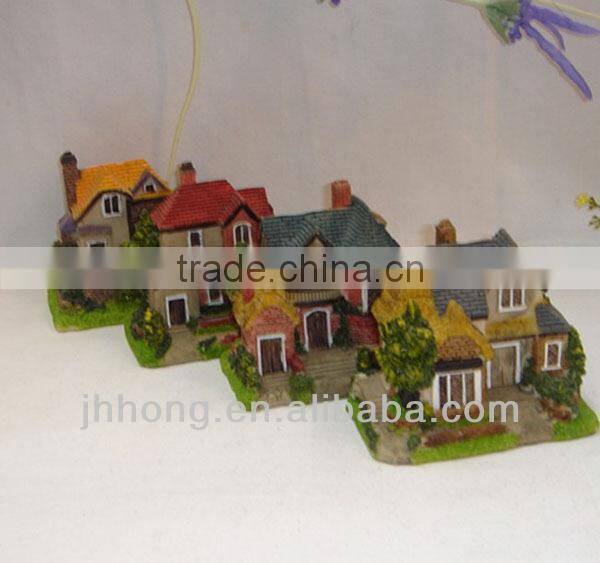 Resin European rural small house crafts for decoration/gifts