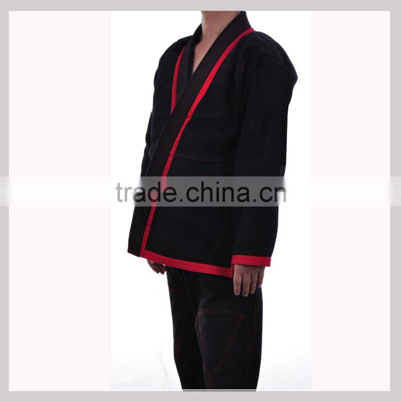 2015 bjj kimono custom made high quality 100% cotton pearl weave fabric kimono style jacket