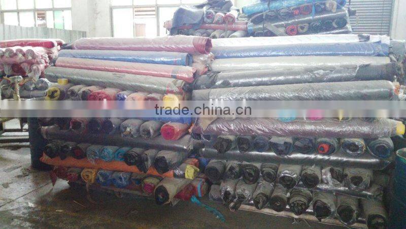 C Grade pvc coated polyester oxford fabric stocklot, pvc coated fabric stocklot