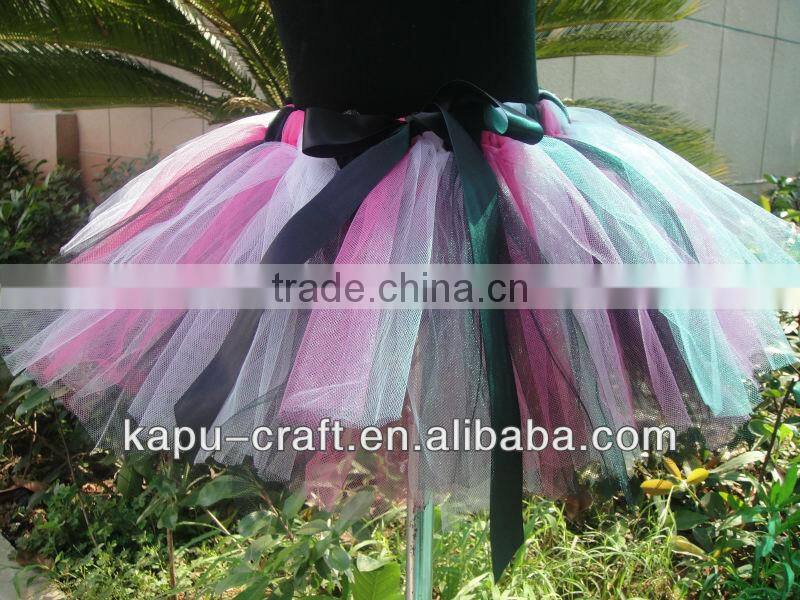 Wholesale boutique baby handmade tutu skirt, ballet tutu professional red princess tutu skirt for children
