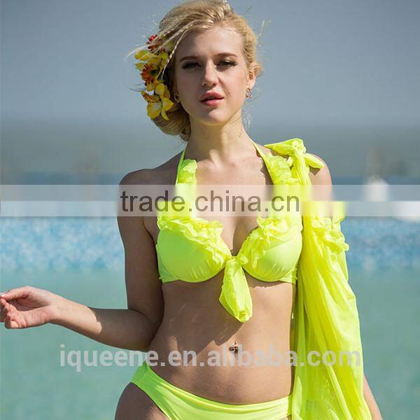 new three piece high quality sexy Steel bracket swimsuit,backless bikini,beachwear