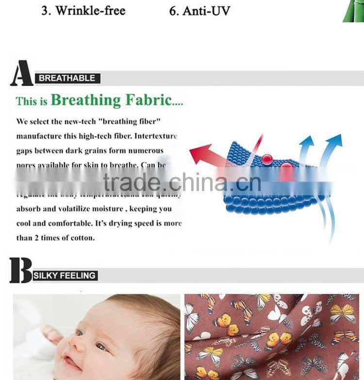 bamboo material, stripe shirt fabric in shaoxing