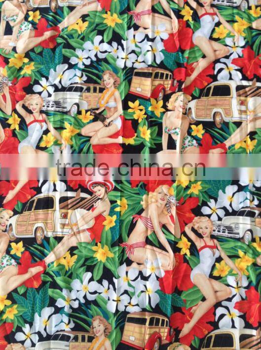 MENS PRINTED HAWAIIAN SHIRT nm