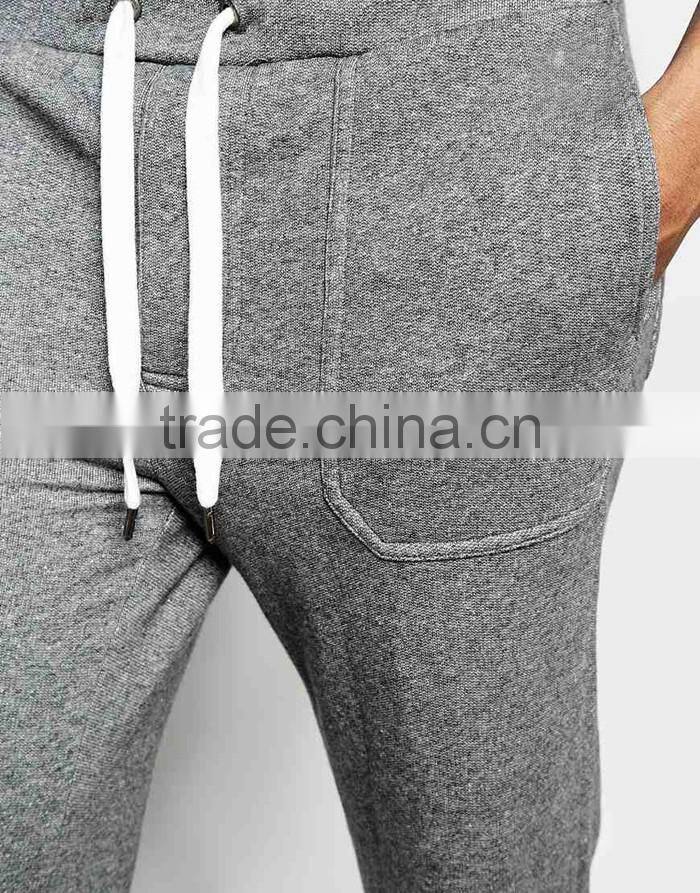 French terry sweat pants in tapered fit for man