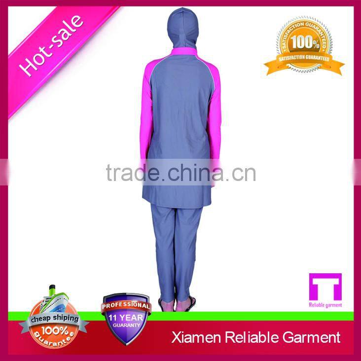 Wholesale spandex polyester muslim swimwear