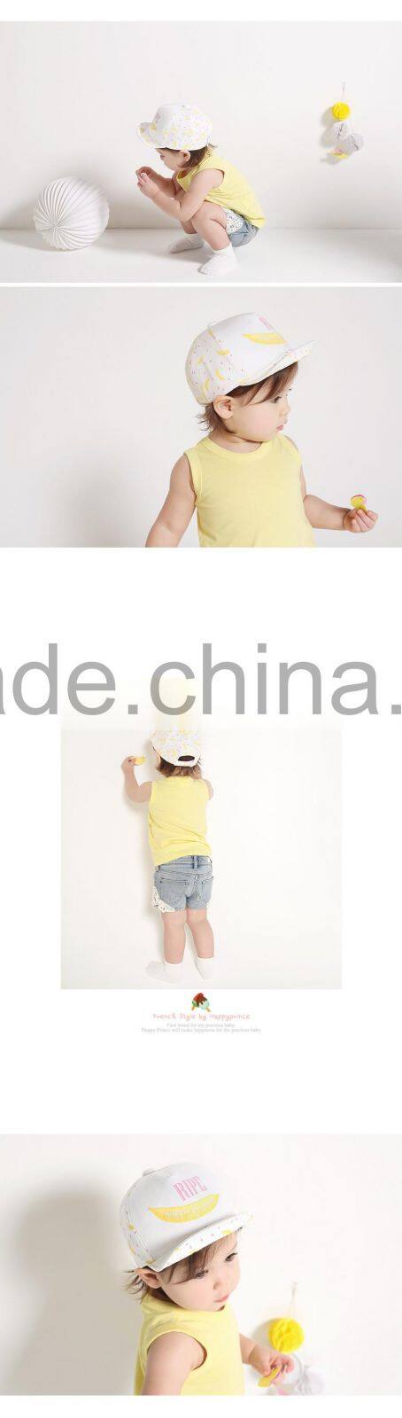 Hot sales type printing children adjustable baseball sunhat little boys outdoor sports cap hats