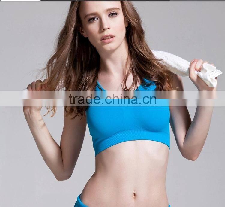 2015 Oeko Comfortable Quick Dry Breathable for women fitness wear Lady's Sports Bra