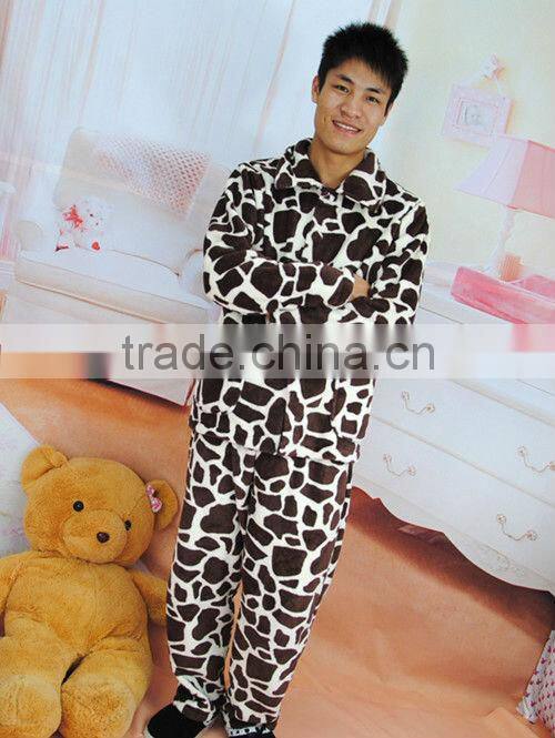 Best Microfiber Fleece Bathrobe Sleeping Wear For Men