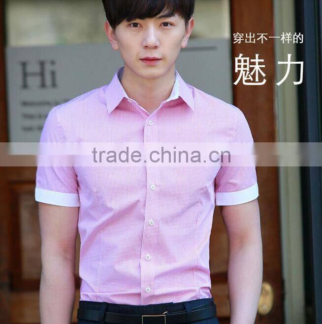 custom Juqian brand stylish slim latest shirt designs short sleeve high-end man shirt