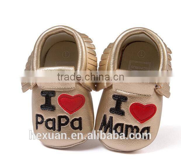 PU Baby Shoes Moccasins 29-Color Baby Boy Shoes Leather Baby Shoes Newborn Bebe Fringe Soft Soled Non-Slip Crib First Walker