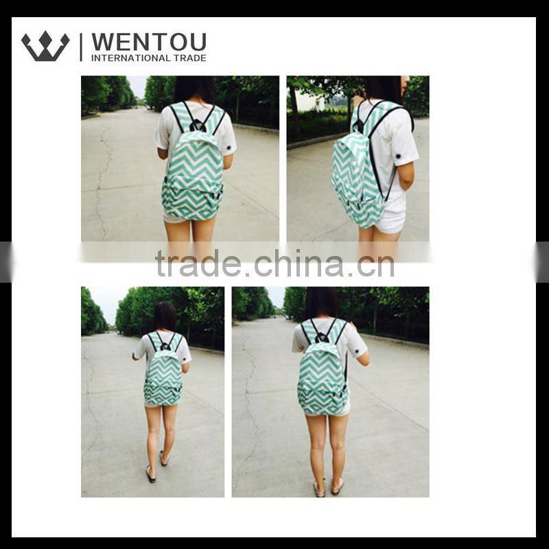 High quality monogrammed Chevron Backpacks